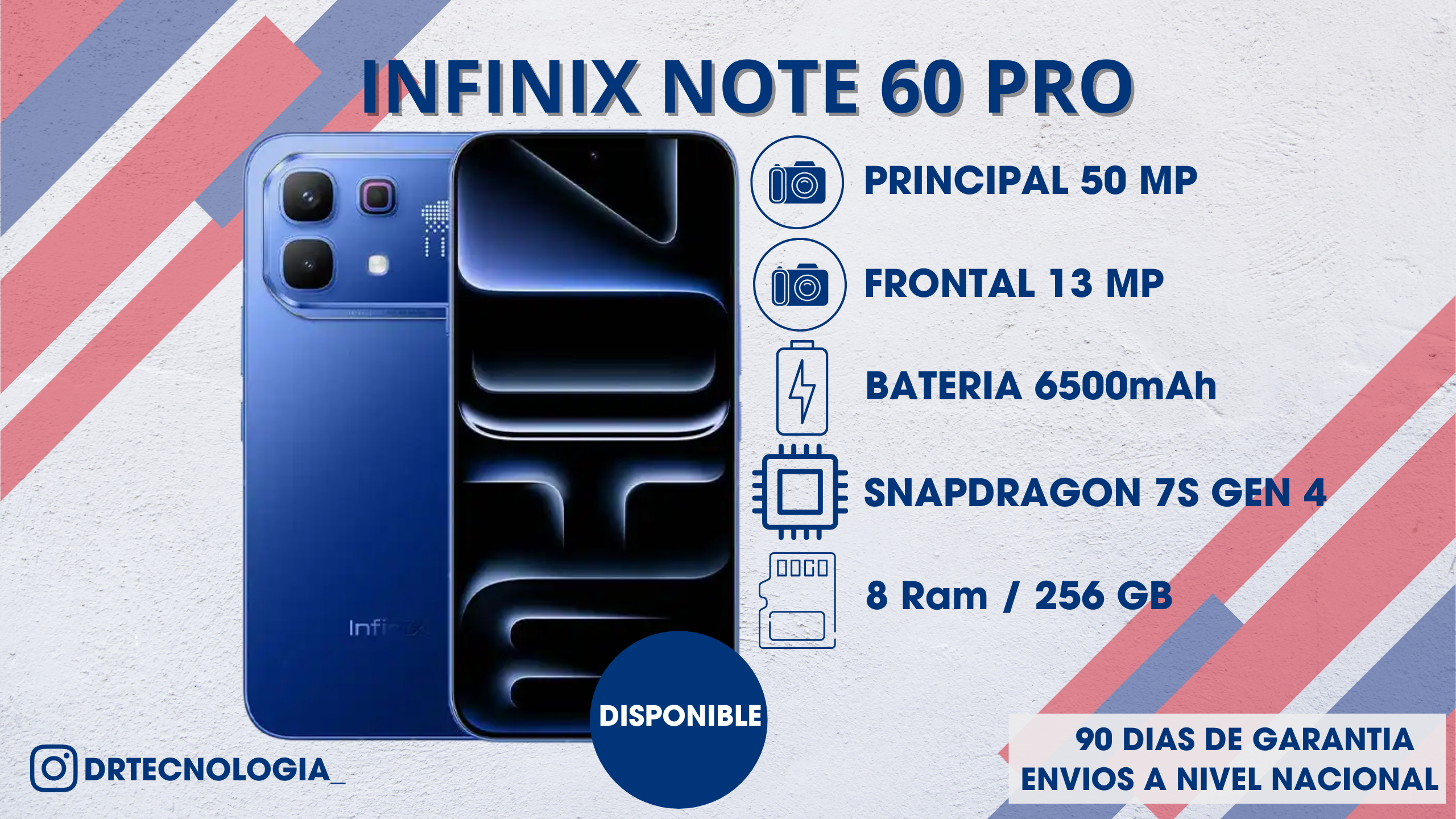 TELEFONO INFINIX NOTE 60 PRO 8/256GB 